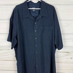 Harbor Bay Blue Casual Button Down Shirt